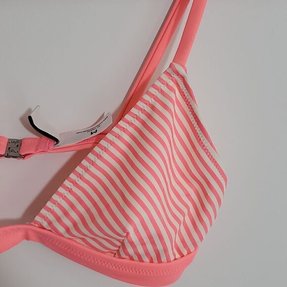 Solid & Striped Hot Pink Bikini Top Size M - Picture 2 of 10